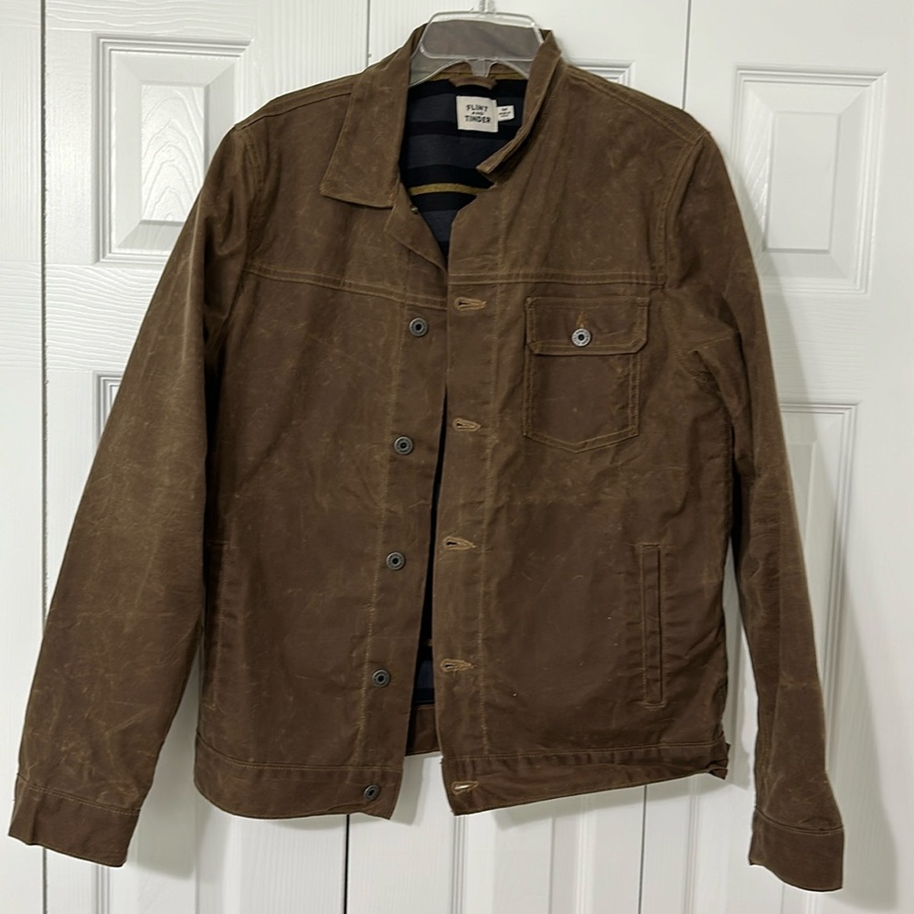 Flint and tinder waxed trucker